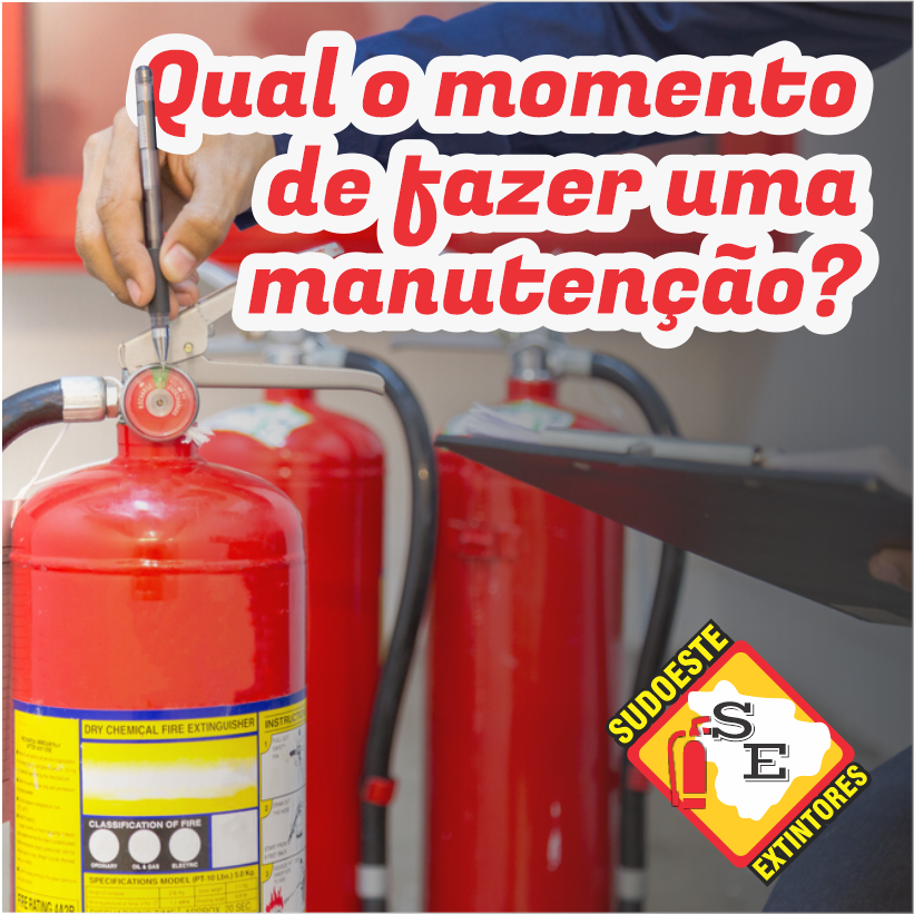 Qual o momento de fazer uma manutenção?